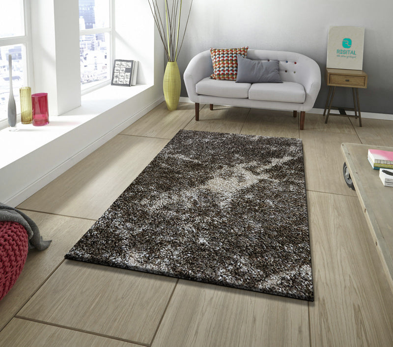 Everest Hochflor weicher Shaggy-Teppich 7128 beige