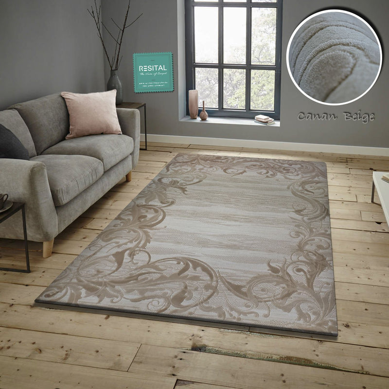 RESTPOSTEN – SALE – CANAN – Design Teppich mit Mustern – Orient, Arabisch, Teppiche Wohnzimmer, Schlafzimmer