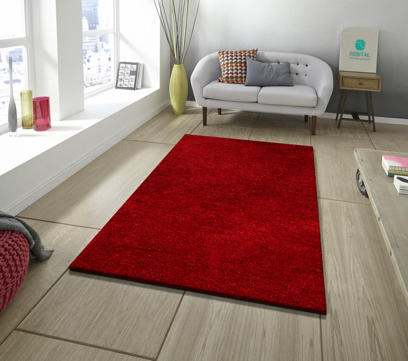Manhattan – Premium - Hochflor - Shaggy - 201 - Red