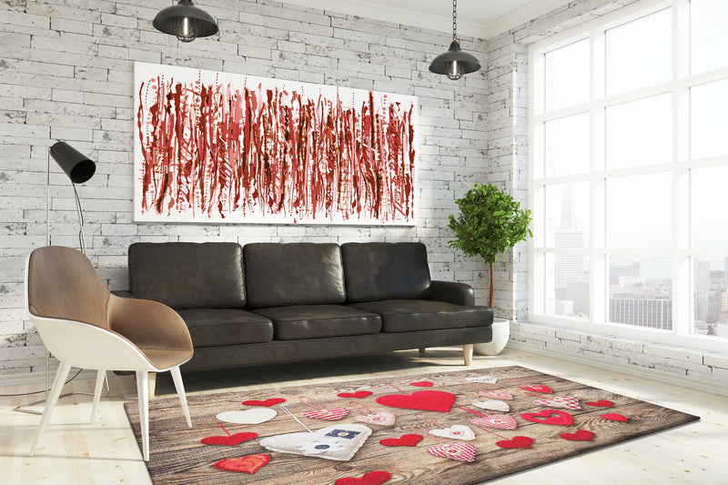 Moderner Design Druck Teppich