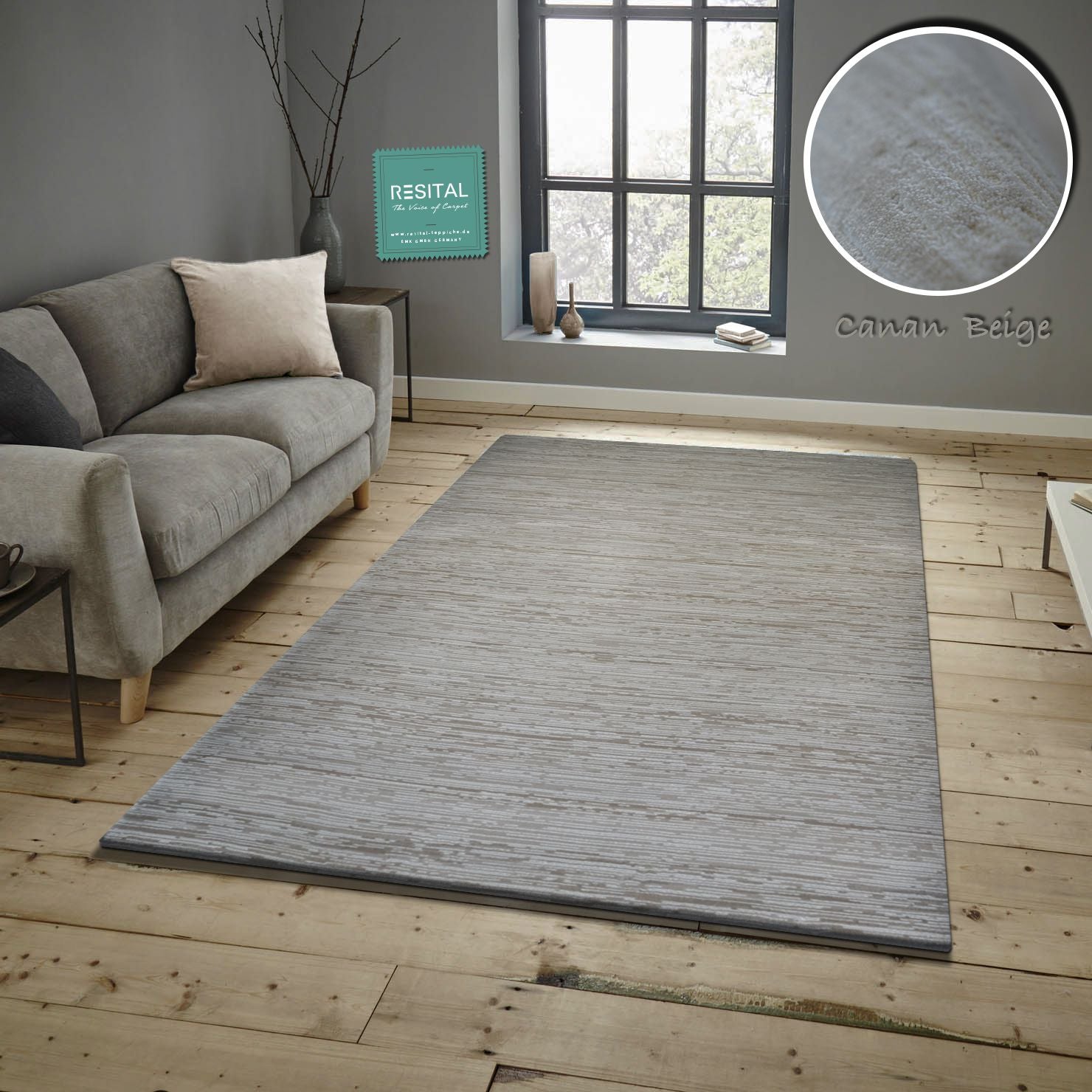 RESTPOSTEN – SALE – CANAN – Design Teppich mit Mustern – Orient, Arabisch, Teppiche Wohnzimmer, Schlafzimmer