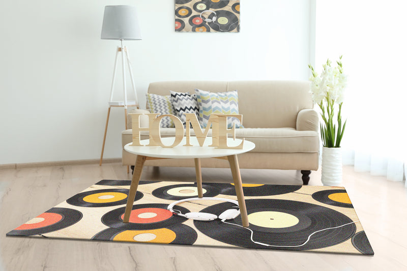 Moderner Design Druck Teppich