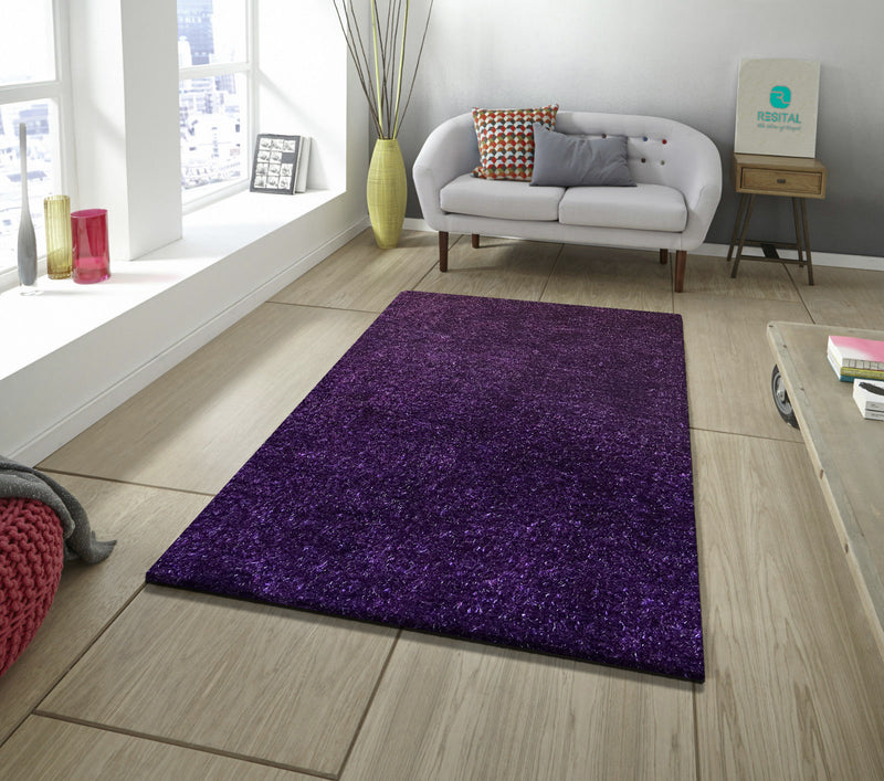 Manhattan – Premium - Hochflor - Shaggy - 201 - Purple
