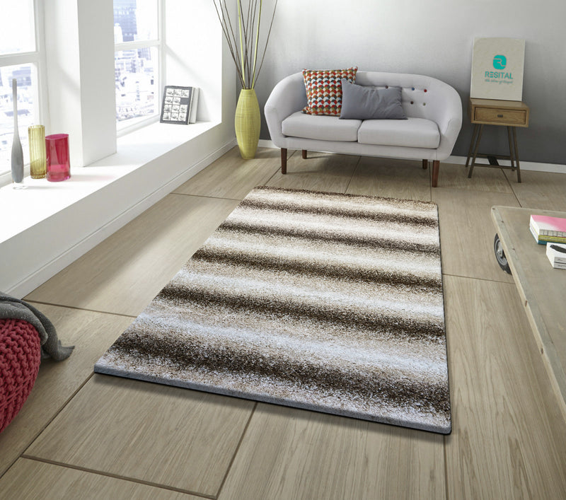 Everest Hochflor weicher Shaggy-Teppich 7126 beige