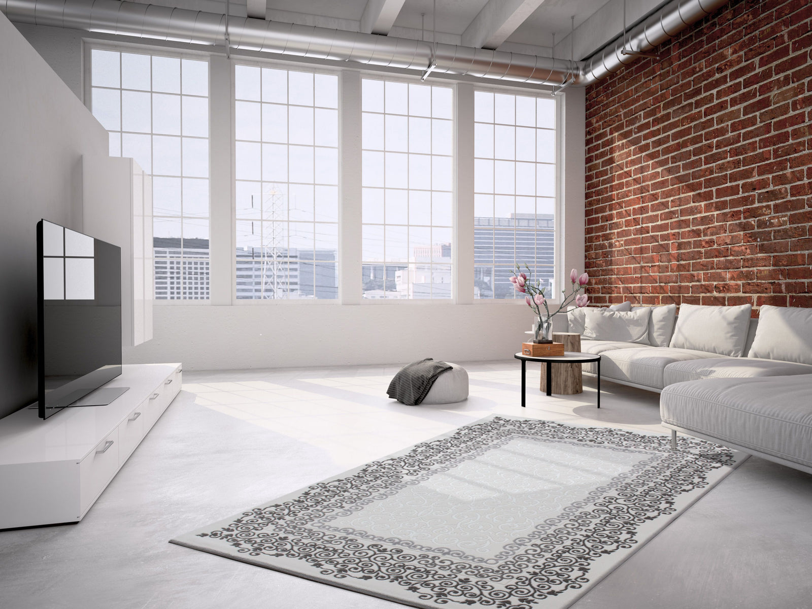 RESTPOSTEN – SALE – ESCADA – Design Teppich mit Mustern – Orient, Arabisch, Teppiche Wohnzimmer, Schlafzimmer