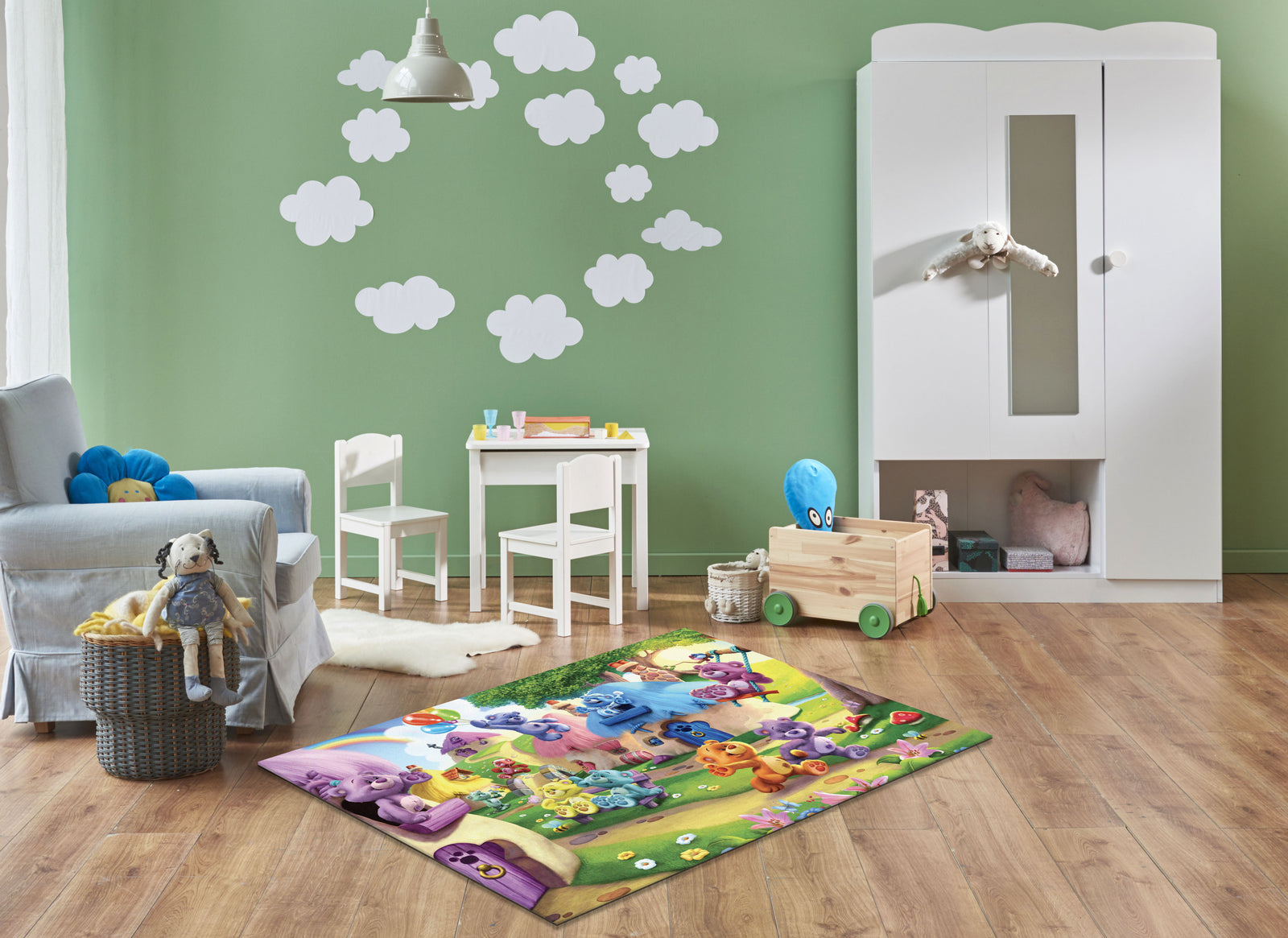 Teppich Wohnzimmer Schlafzimmer Keymura Mirano 20056 Waschbar Anti Rutsch Mehrfarbig